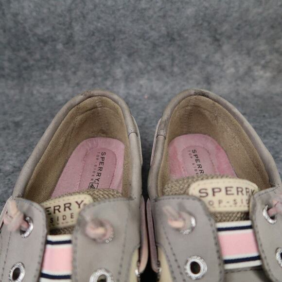 Sperry Shoes Womens 6.5 Slip On Loafer Rainbowfish Moc Toe Leather Classic Grey - Picture 11 of 13